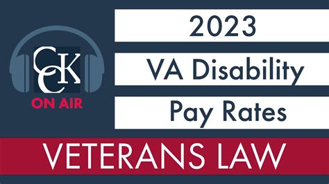 Va Disability Pay Chart And Compensation Rates Youtube