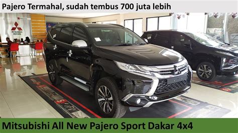 mitsubishi all new pajero sport dakar 4x4 improvement 2019 review indonesia youtube