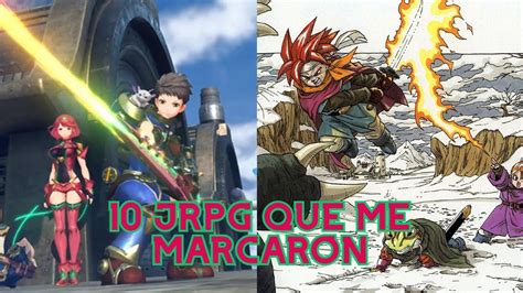 10 JRPG Que MARCARON Mi Vida YouTube