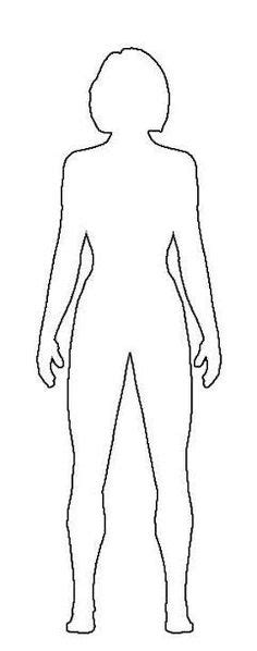 Human Body Template Female By Myraethcorax Drawings Pinterest