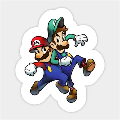 Mario And Luigi Bros Forever Super Mario Brothers Sticker Teepublic