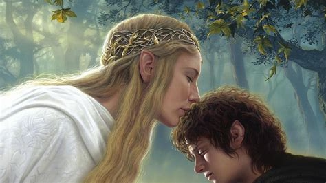 1920x1080 Resolution The Lord Of The Rings Poster Galadriel Frodo