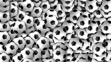 Soccer Balls Football Texture Many 4k