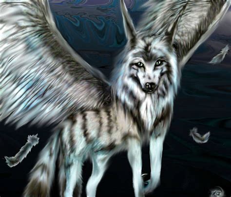 Winged Wolf By Kuragariokami On Deviantart