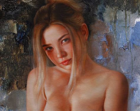 Art Prints Sexy Nude Girl Canvas Transfer From Oil Painting With Hand