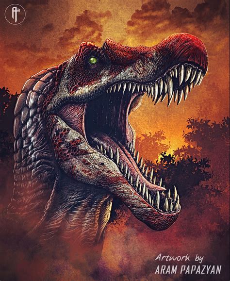 My Latest Ingen Spinosaurus Digital Illustration Initially Created For