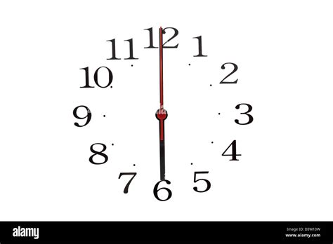 6pm Clock Hi Res Stock Photography And Images Alamy