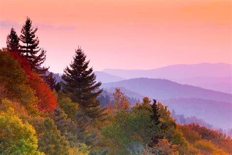 Great Smoky Mountains North Carolina Autumn Destinations Smoky