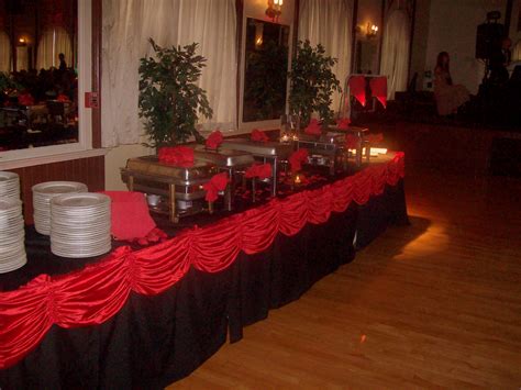 Impressive Black And Red Wedding Decorations 2 Red White