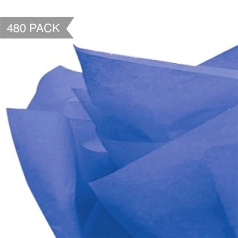 Royal Blue Tissue Paper 500 X 750mm Bulk 480 Sheets