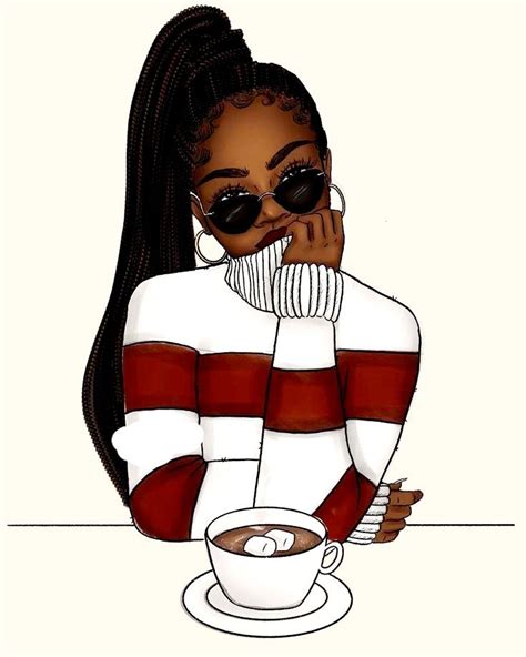 7 Braid Styles For 7 Days Black Love Art Black Girl Cartoon Girls Cartoon Art