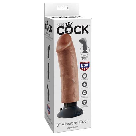 King Cock 8in Vibrating Cock Tan On Literotica