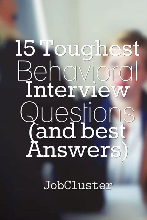 Here are the 10 best interview questions (with great answers). infographic : 15 Toughest Behavioral Interview Questions ...