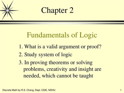 Ppt Fundamentals Of Logic Powerpoint Presentation Free Download Id