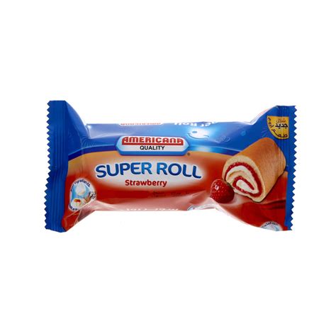 Americana Super Cake Roll Strawberry 6 X 60g Price In Kuwait Lulu