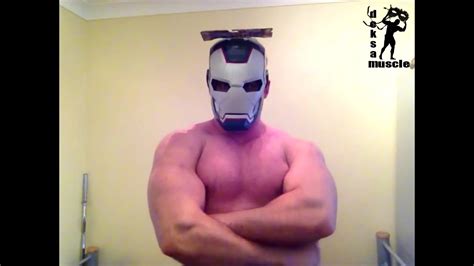 Hot Muscle Hunk Teen Flexing In Masked Muscle Worship Youtube