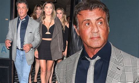 Sylvester Stallone Helps Daughter Sistine Celebrate Her 17th Birthday