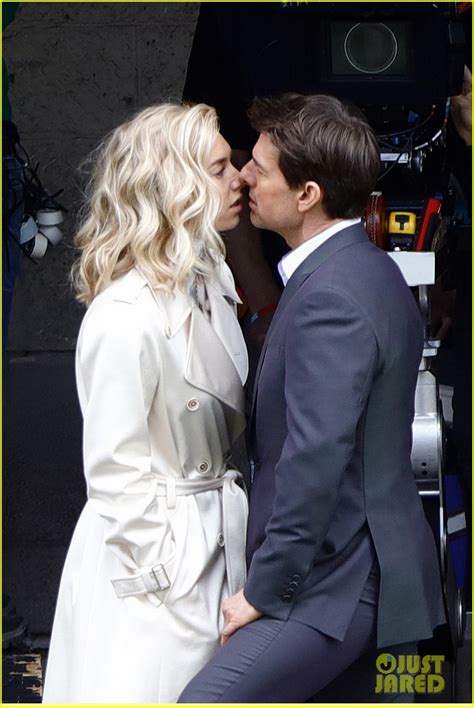 Full Sized Photo Of Tom Cruise Vanessa Kirby Kiss Mission Impossible 24