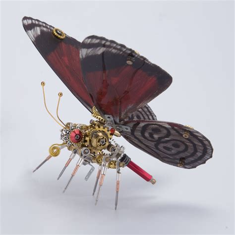 Steampunk Annas Eighty Eight Butterfly Diaethria Anna 3d Metal Model