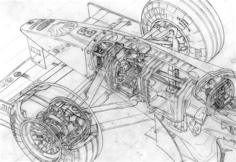 Mechanical Engineering Technical Drawing Automotive Art
