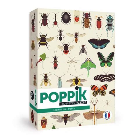Poppik Puzzle Insectes Pi Ces Les P Tits Tou Concept Store