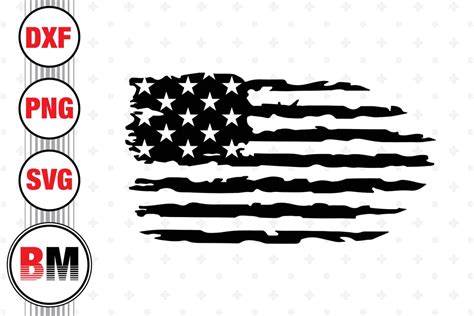 Distressed Us Flag Svg Png Dxf Files So Fontsy
