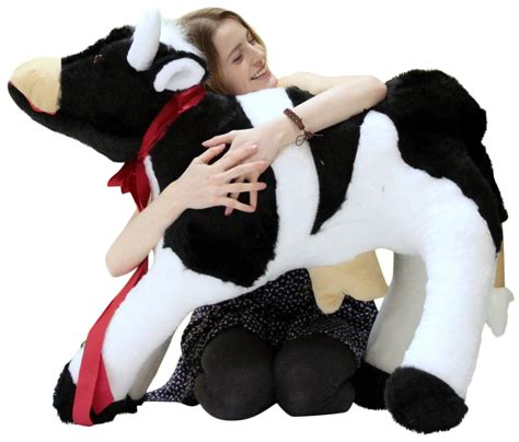 American Made Giant Stuffed Cow 42 Inch Big Plush Farm Animal Soft Made