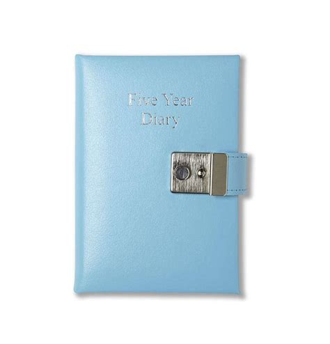 Leather Five Year Diary With Lock Diary With Lock Sassy Ts Ts