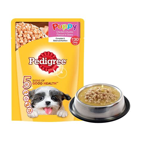 Chicken and rice dog food brands. Pedigree Gravy Puppy Dog Food Chicken & Rice 80 gm (Pack ...