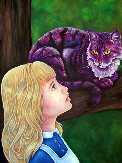 Alice And The Cheshire Cat By Whiterabbitart Chad Thomas Alice In