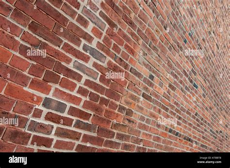 Brick Wall Perspective Stock Photo Alamy