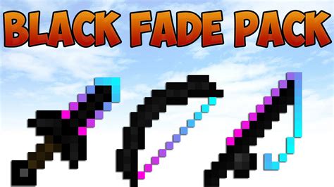 Minecraft Pvp Texture Pack Black Fade Default Edit Uhcmcsg Fps Booster 171819