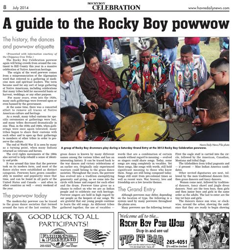 Rocky Boy Pow Wow 2014 By Havre Daily News Issuu