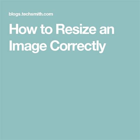 How To Resize An Image Correctly Quickbooks Destroying Graphic