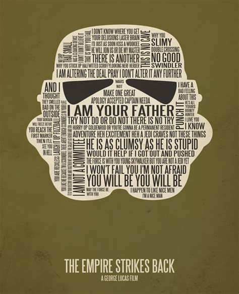 Famous quotes illustrated through minimalist posters. picturespost: Typographic Movie Posters Filled with Famous Quotes