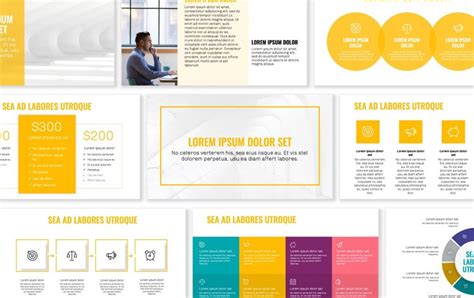 Oslo Professional Yellow Free Powerpoint Template Slides Gallery