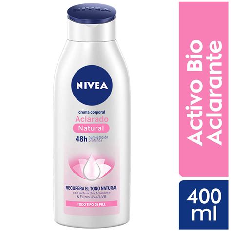 Crema Corporal Nivea Aclarado Natural Frasco 400ml Plazavea