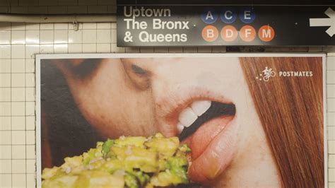 Postmates Provocative New York Subway Ads Are A Desperate Plea For