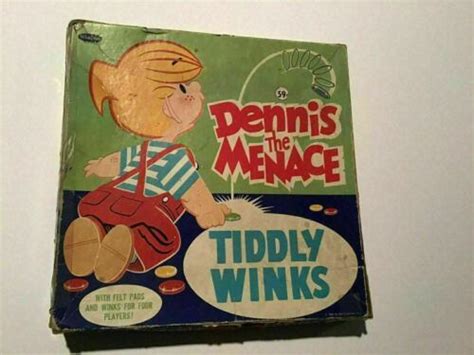 Vtg 1961 Dennis The Menace Tiddly Winks Game Whitman Ebay