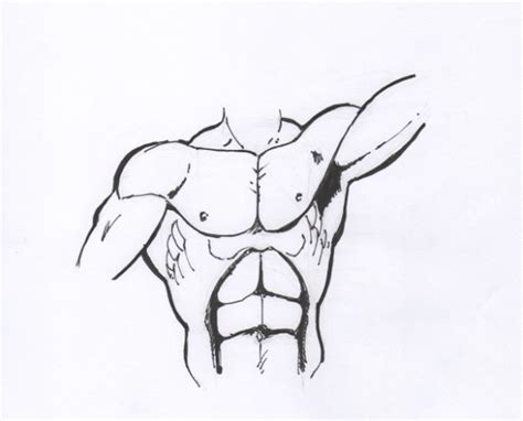How To Draw The Male Torso Step By Step Youtube