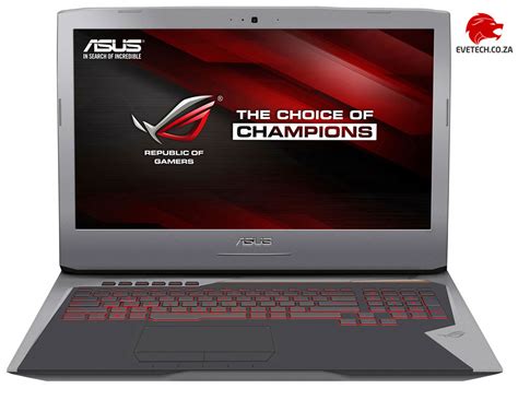 Buy Asus Rog G752vl 173 Core I7 Gaming Laptop At Za