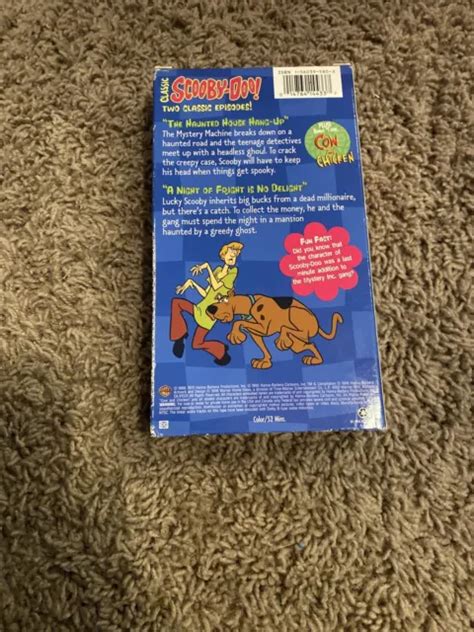 Vhs Scooby Doo The Haunted House Hang Up Vhs 2001 Cartoon Network