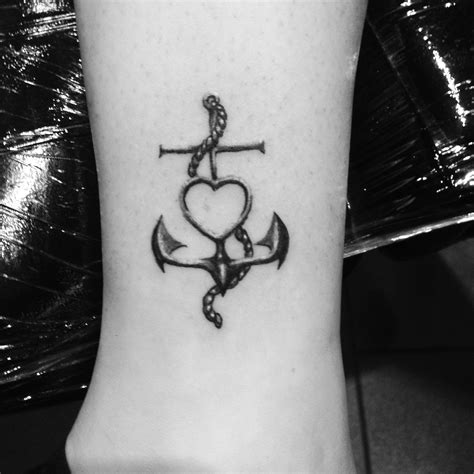 Faith Hope And Love Anchor Tattoos