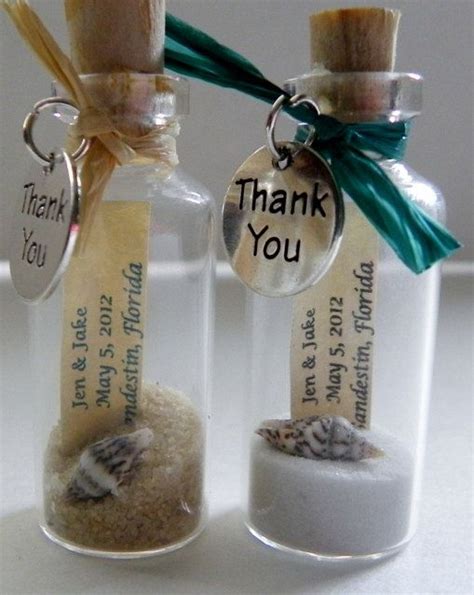 Destination wedding costs can add up quickly, keep your budget and your guests' budgets in mind when selecting your destination. 16 Destination Wedding Favors