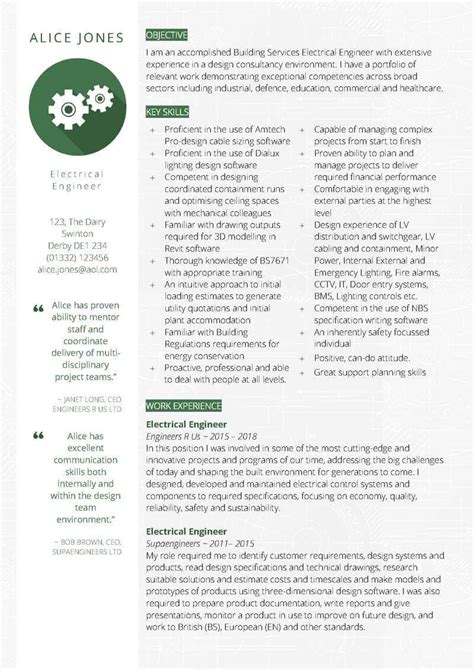 Tips for writing an effective resume. Engineering CV template: free download in Word ...