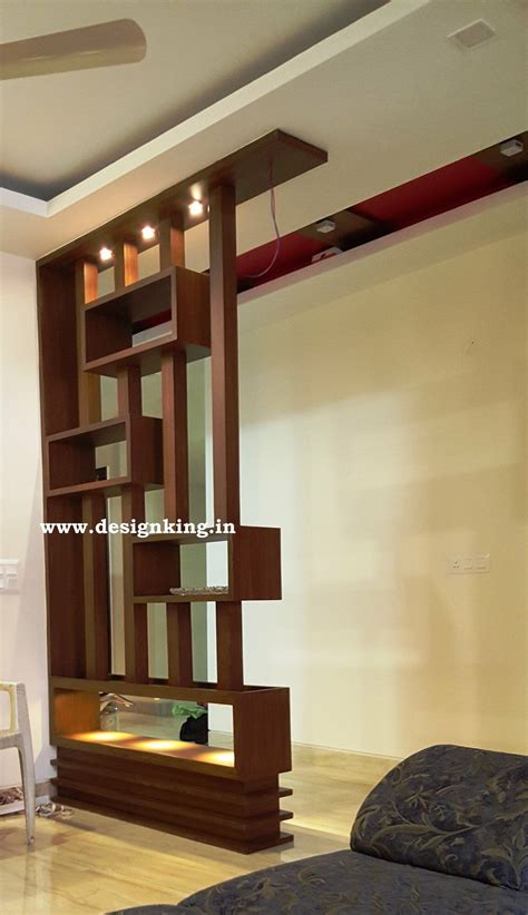 Wanting to chain the practical with a decoration, they created the dividers. Partition - DiyForYou | Living room partition design ...