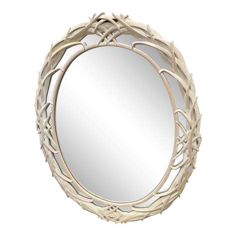 By sherry on january 20, 2018. Carolina Mirror Company Oval Palm Frond Mirror | Chairish
