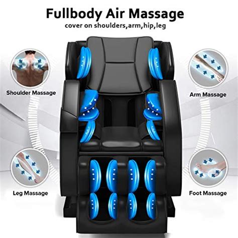 Favolcano 2022 Zero Gravity Full Body Massage Chair Recliner Built In Bluetooth Neck Shoulder