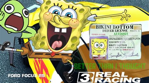 Real Racing 3 Spongebob Customization Youtube