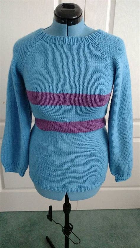 Frisk Sweater Undertale Etsy Sweaters Cosplay Outfits Undertale
